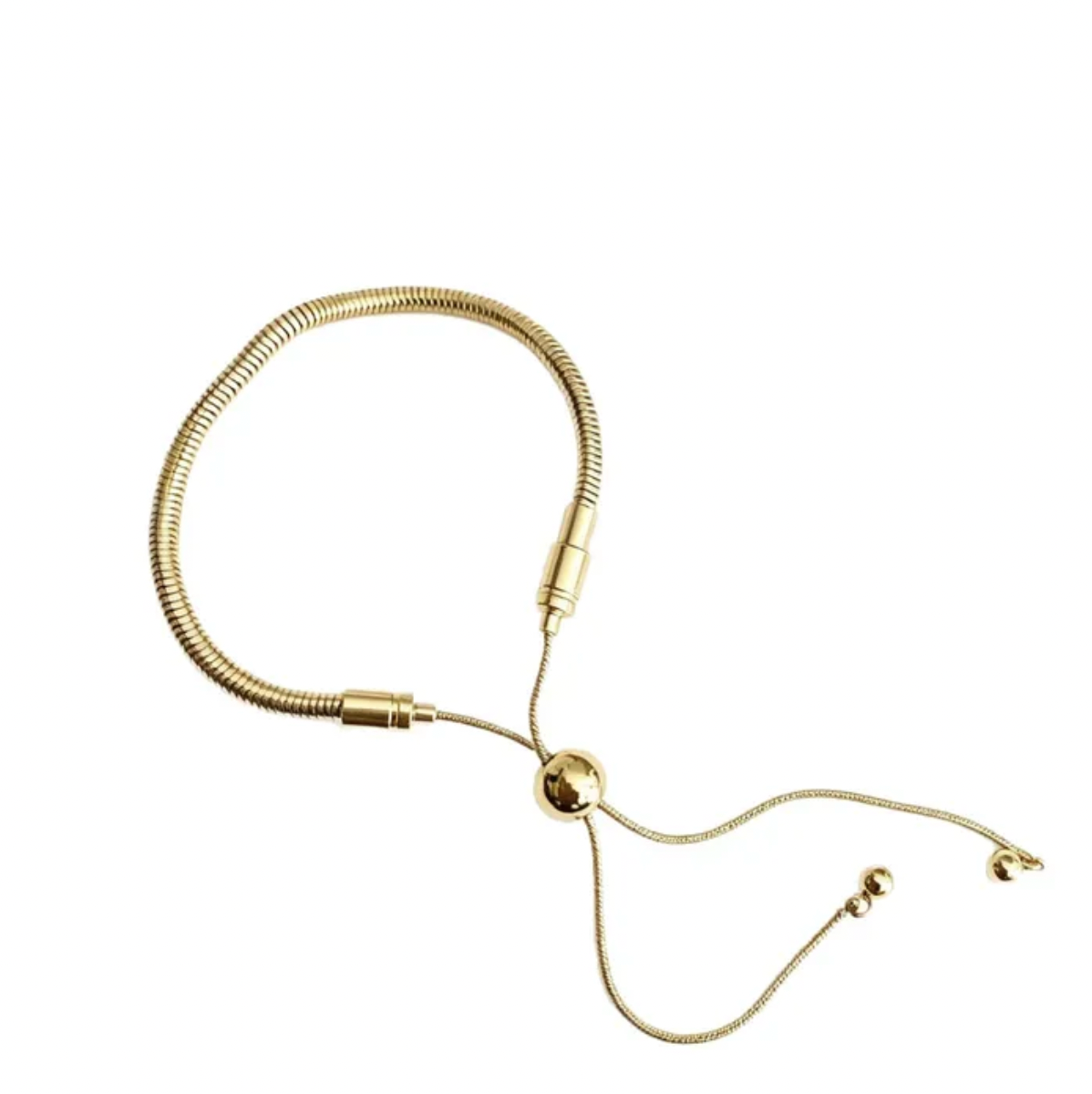 Butterfly Titanium Steel Snake Chain Bracelet for Women