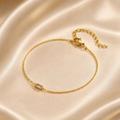 Zircon Handmade Stainless Steel Bracelet for Women