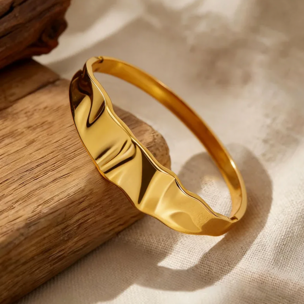 Geometric 316 Stainless Steel Bangle for Women