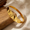Geometric 316 Stainless Steel Bangle for Women