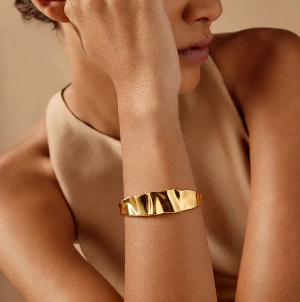 Geometric 316 Stainless Steel Bangle for Women